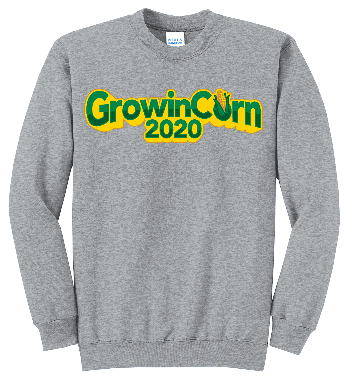 Growin Corn Grey Crewneck
