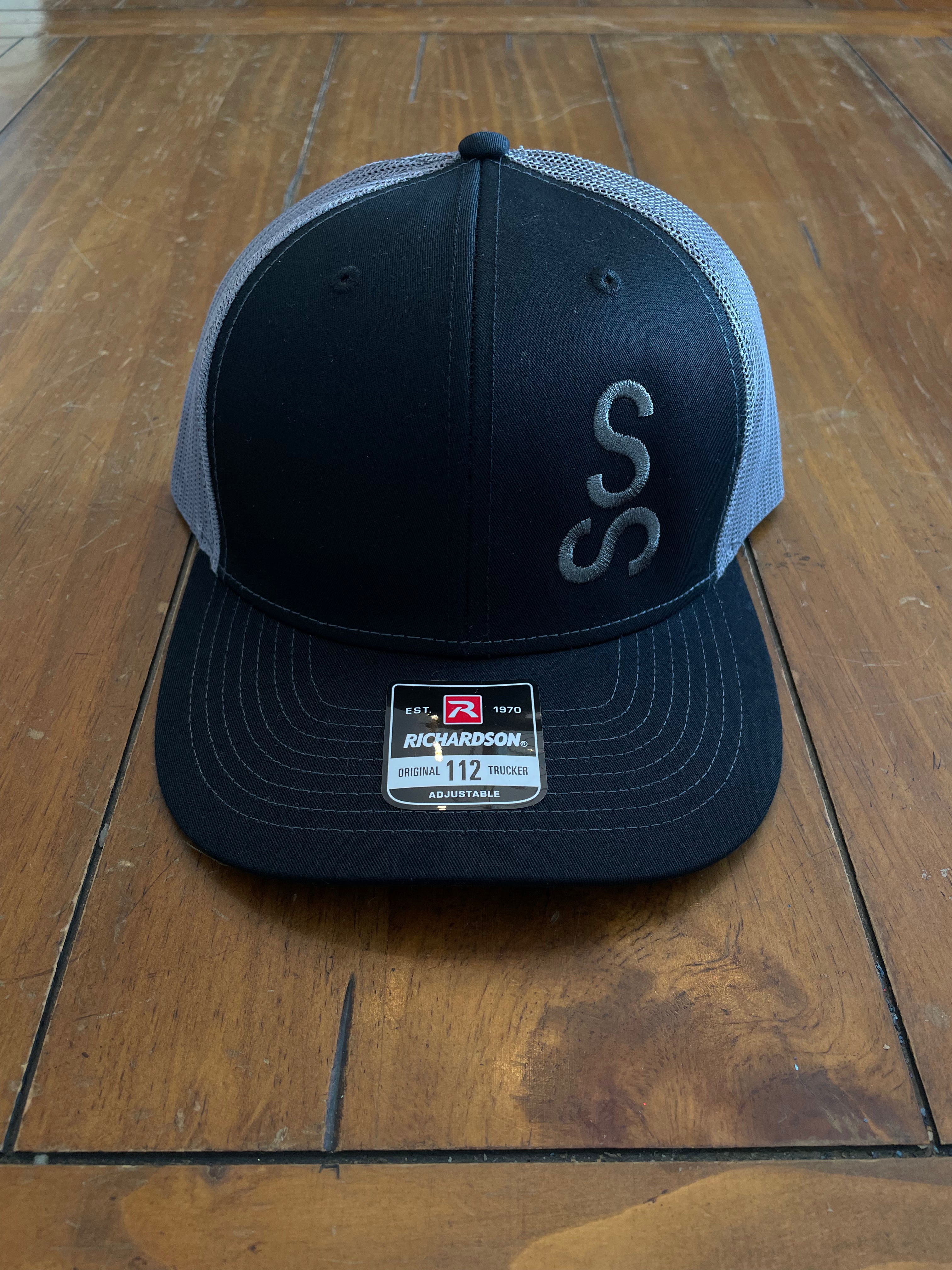 Simpson Farms Black & Charcoal Richardson Hat
