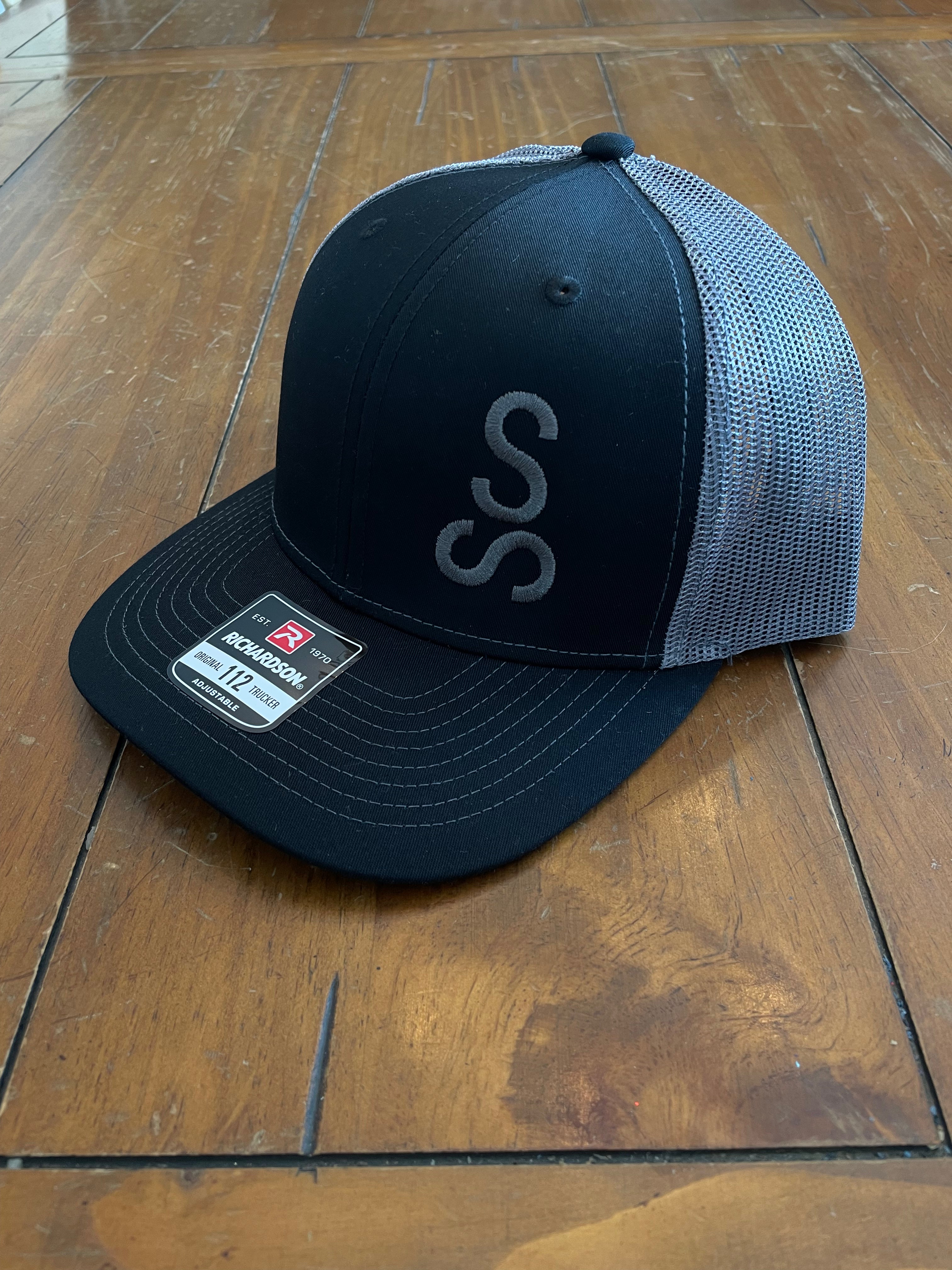 Simpson Farms Black & Charcoal Richardson Hat
