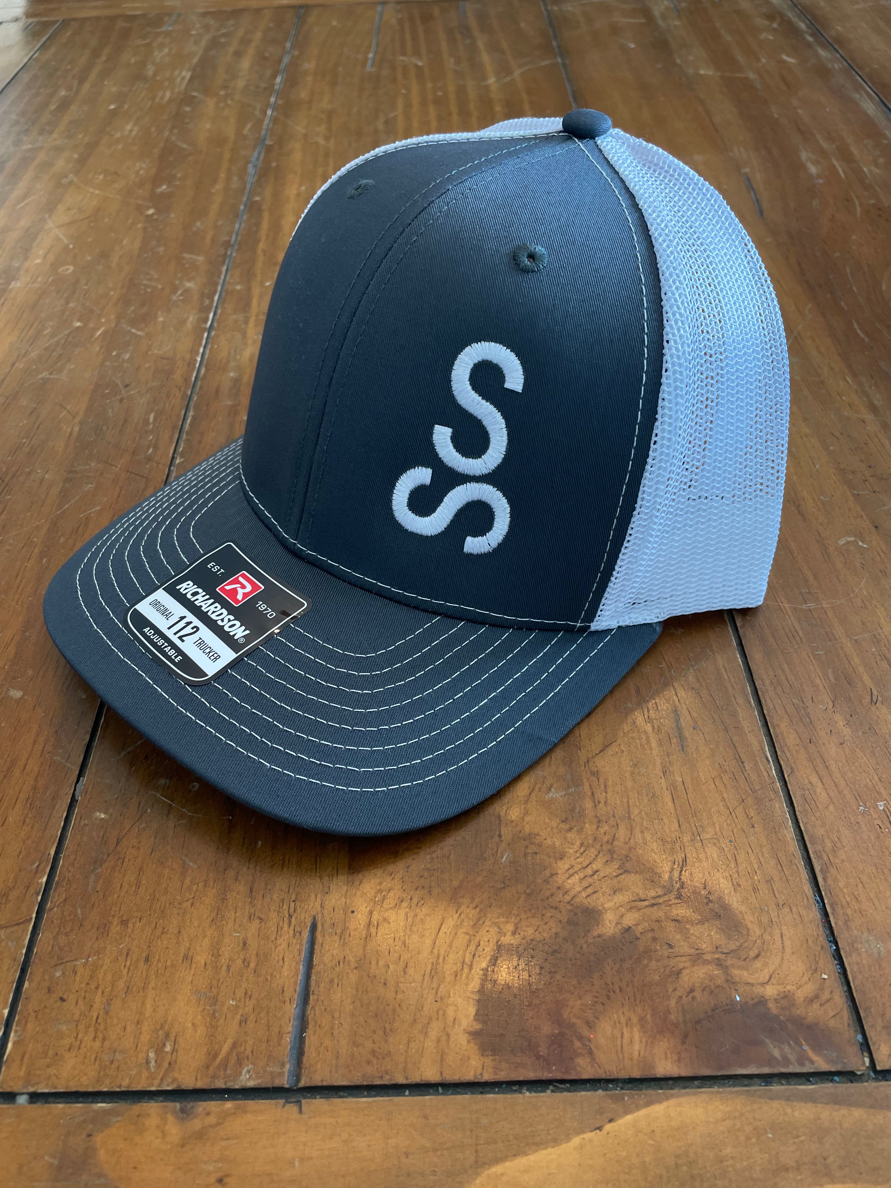 Simpson Farms Charcoal & White Richardson Hat