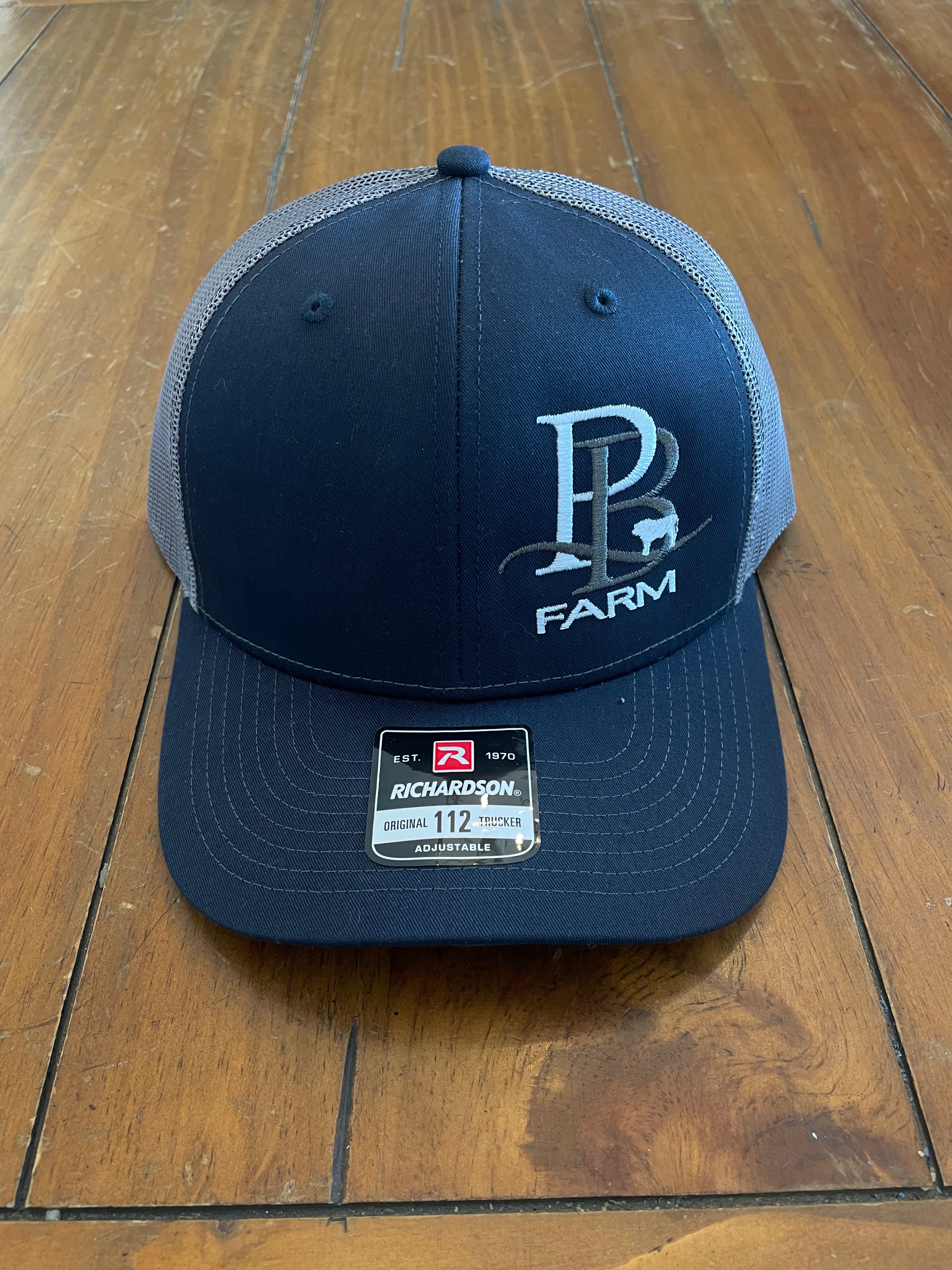 Perkins Cattle Farm Navy & Charcoal Richardson Hat