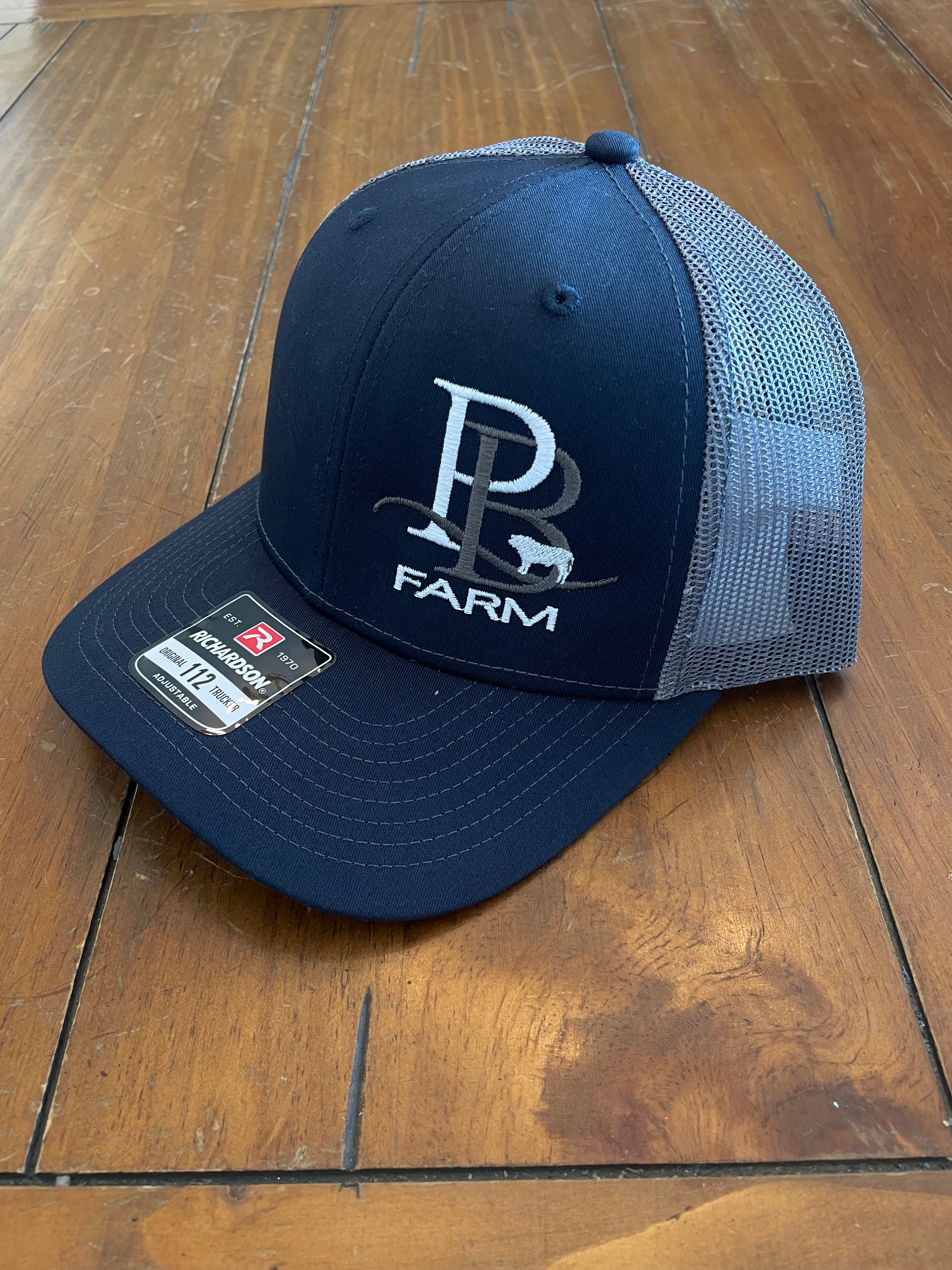 Perkins Cattle Farm Navy & Charcoal Richardson Hat